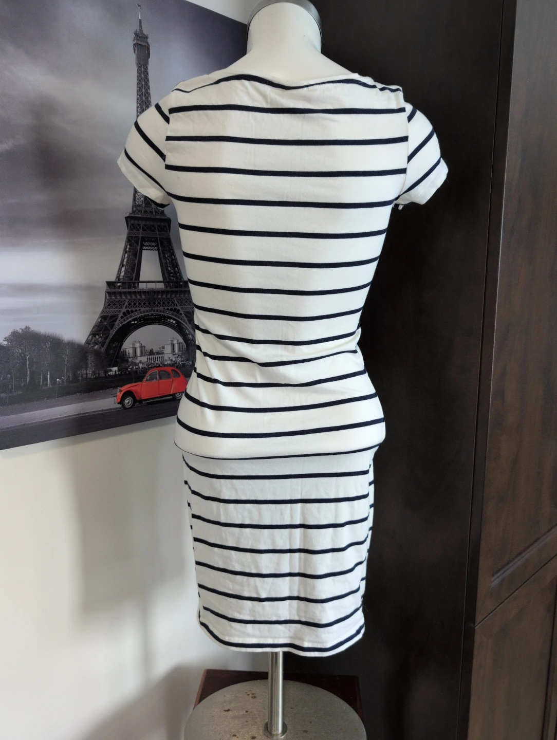 H&M Striped T-Shirt Dress - photo 3