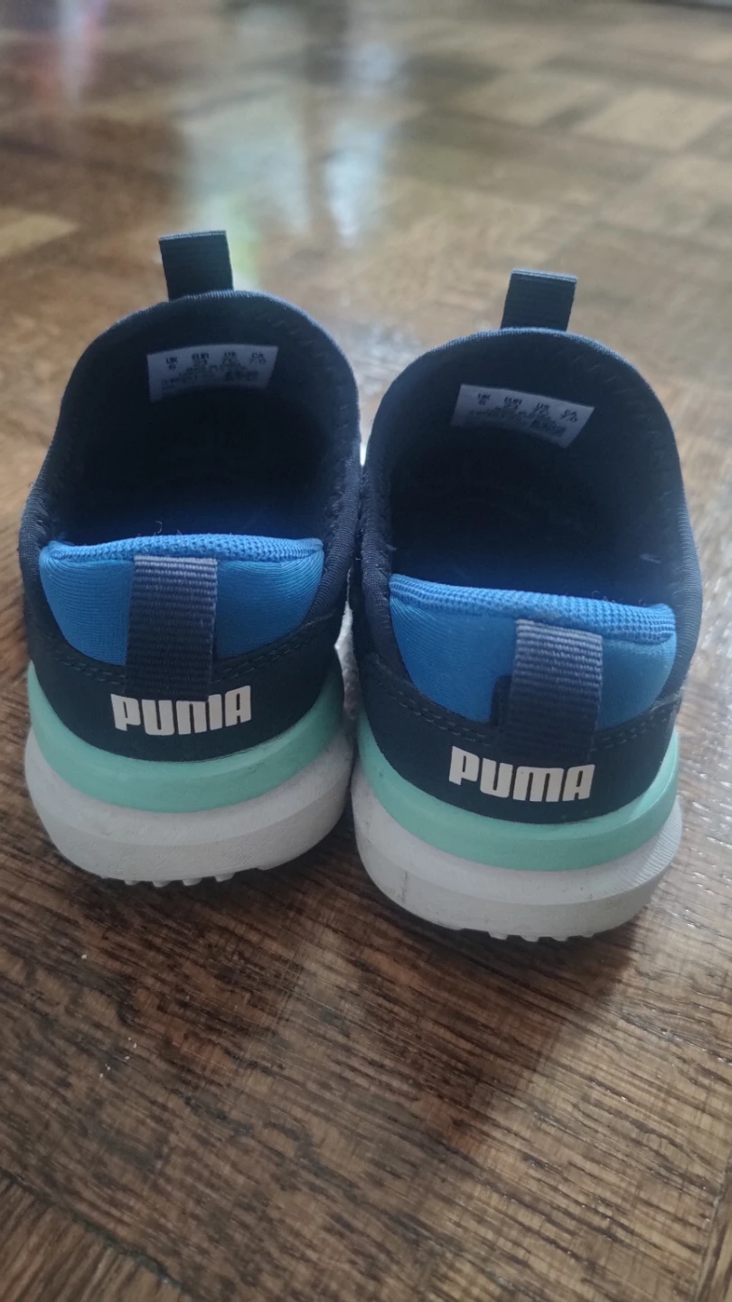 Puma Toddler Shoes - Navy/Blue/Aqua Size 7C