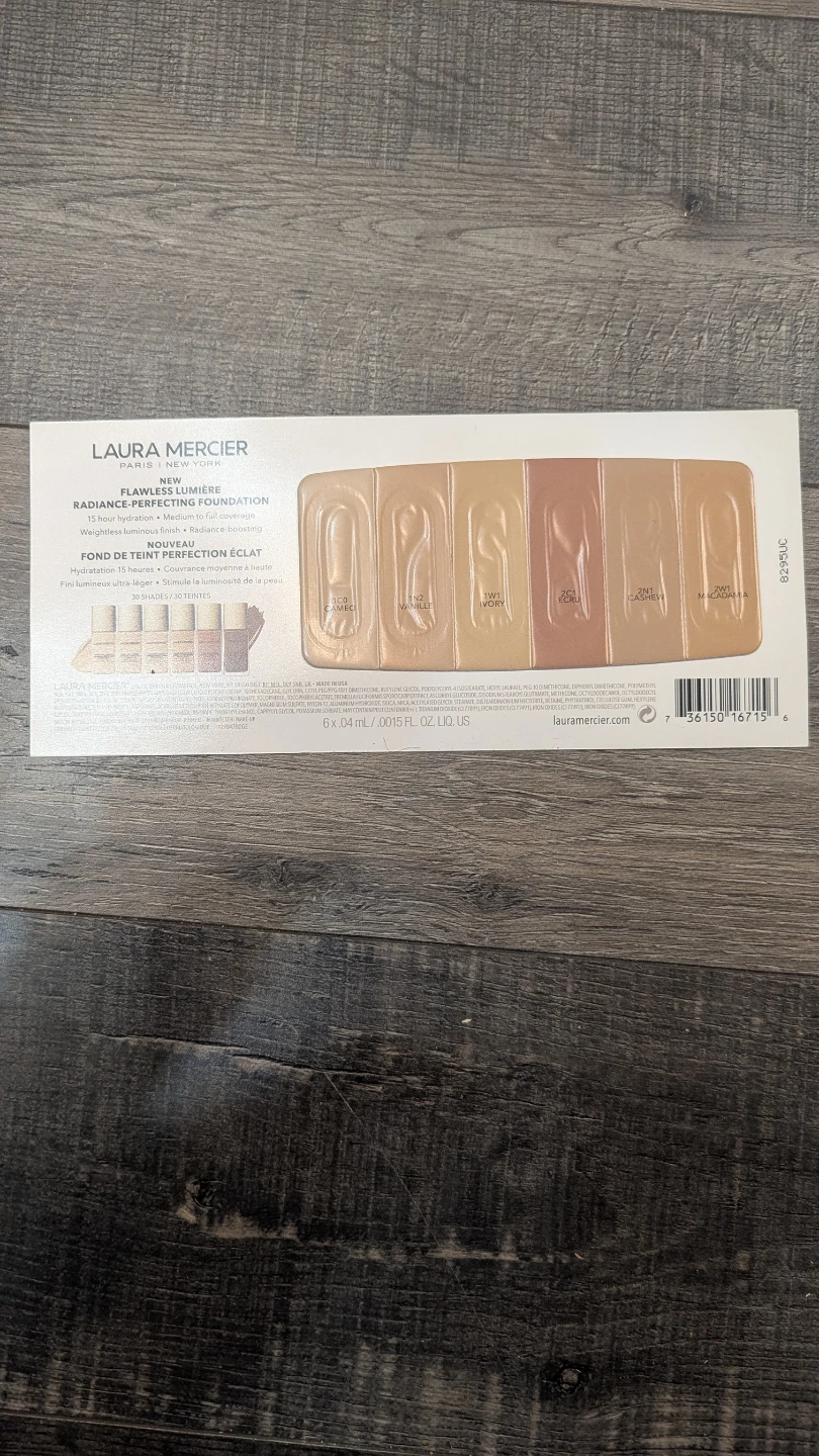 Lot 10 Laura Mercier Foundation Sample Cards - photo 4