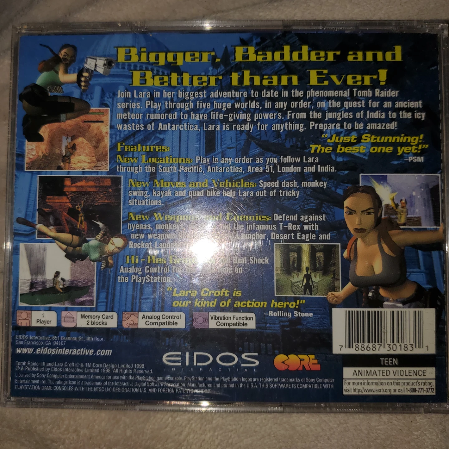 PlayStation Tomb Raider III: Adventures of Lara Croft - photo 2
