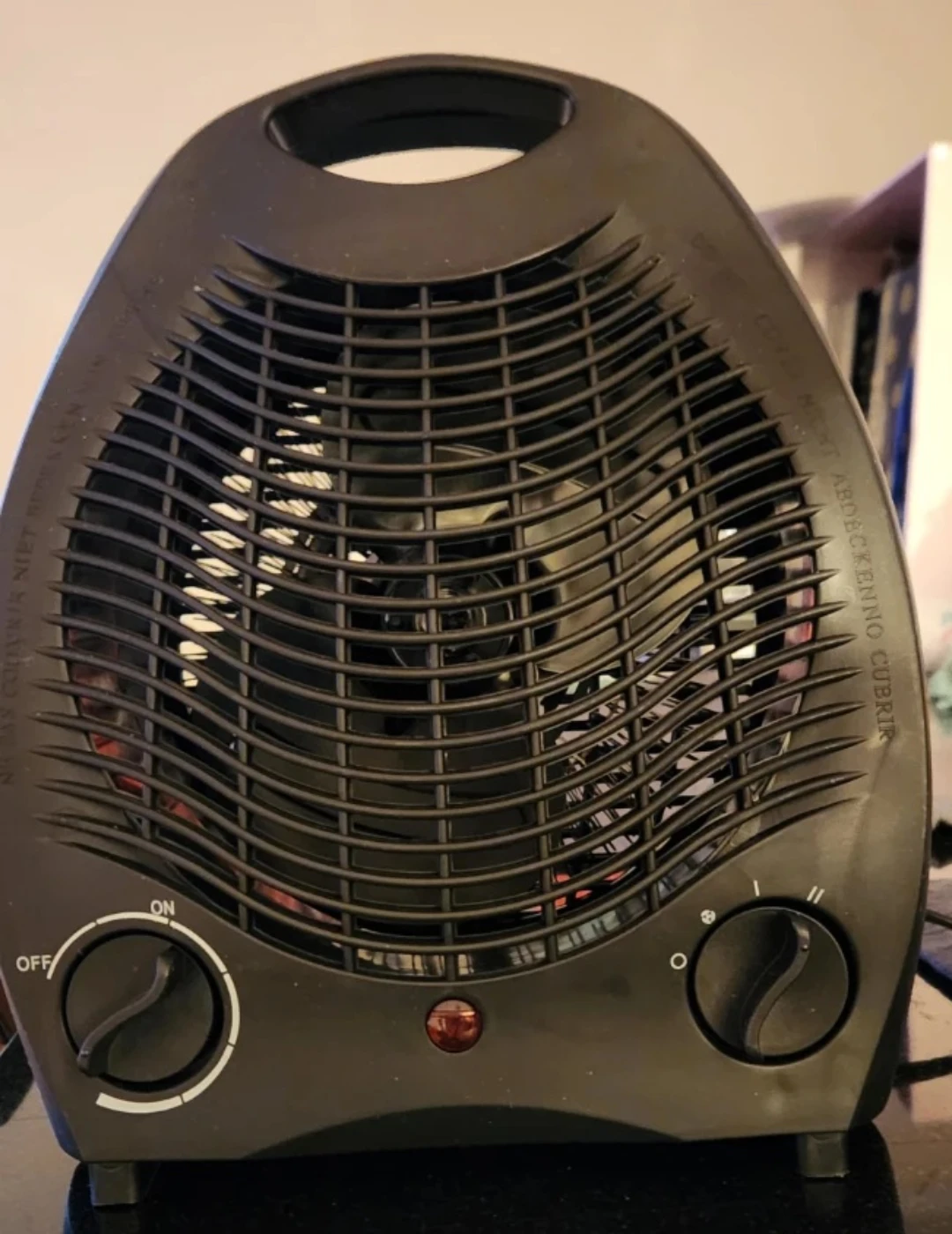 ❤️ Intertek Black Portable Convertible Heater Fan