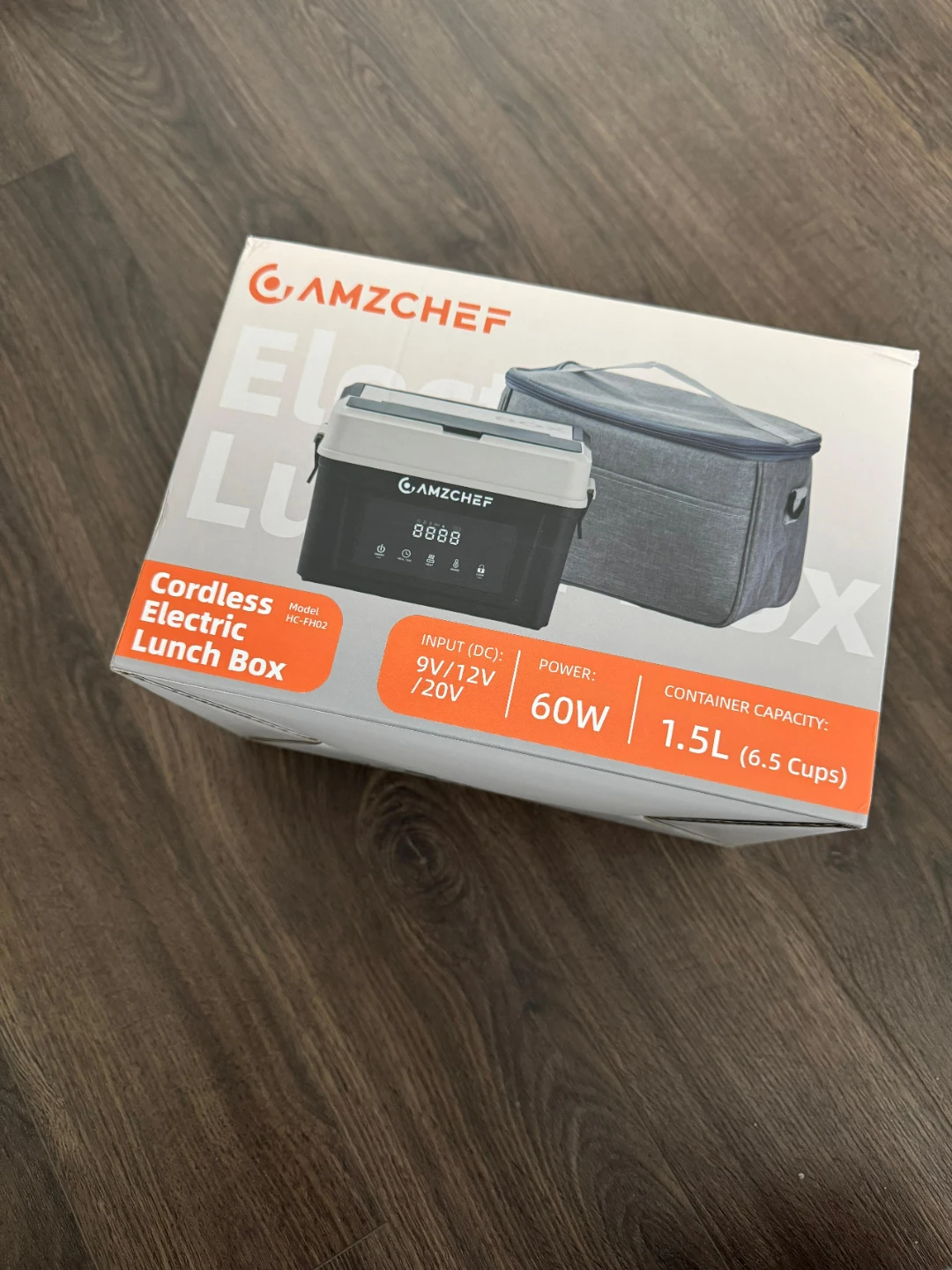 AMZCHEF Cordless Electric Lunch Box 1.5L - photo 3
