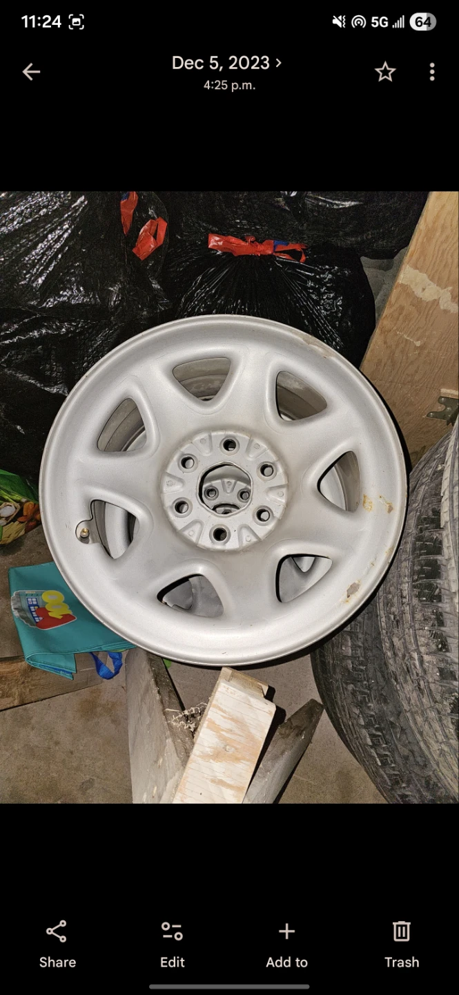 Steel Wheels w/Tires