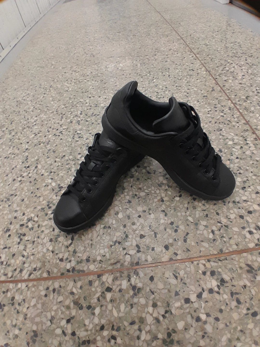 Adidas Stan Smith Sneakers - All Black Size 8 - photo 5