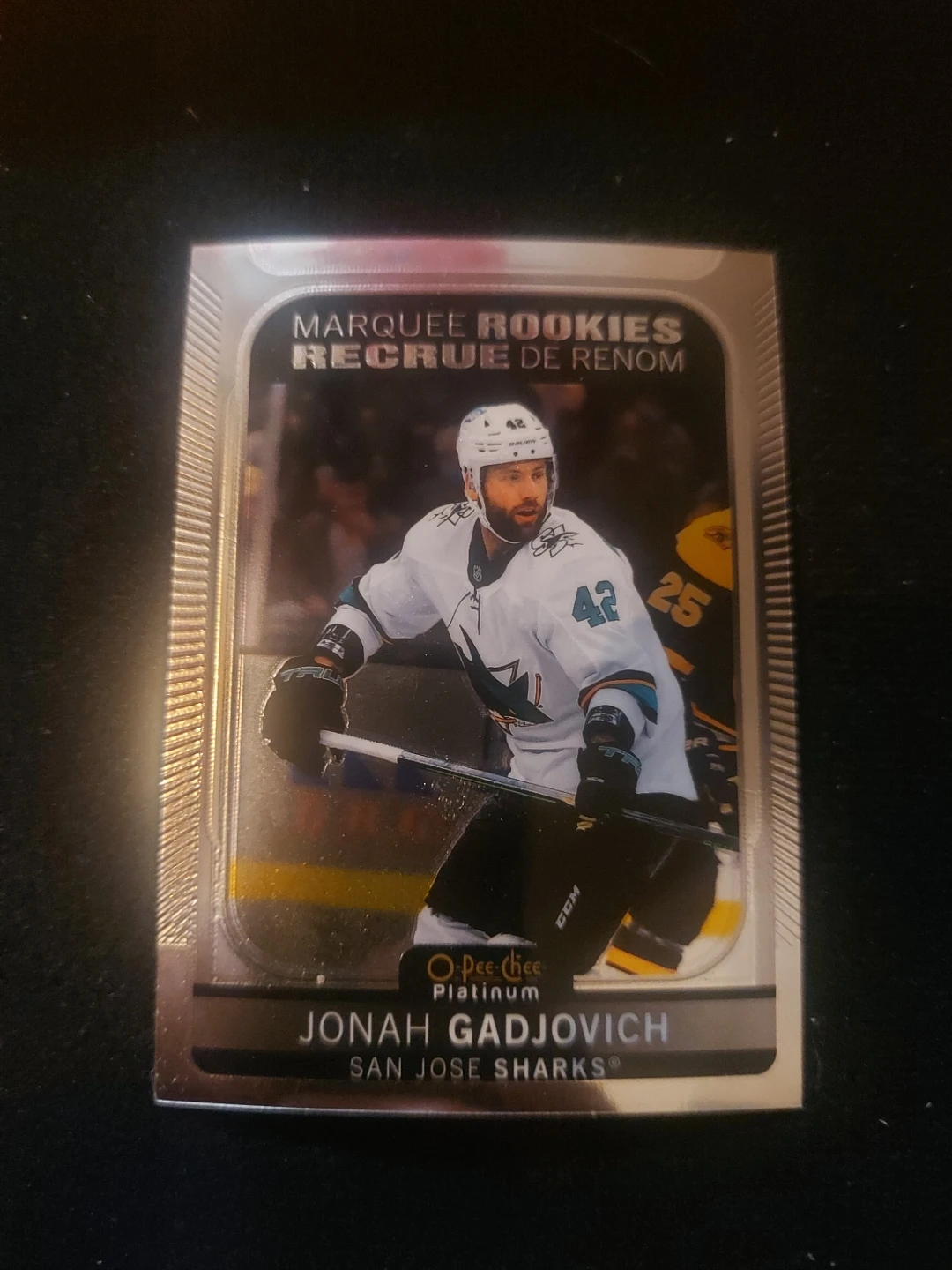 2021-22 O-Pee-Chee Platinum Hockey Card #247 Jonah Gadjovich