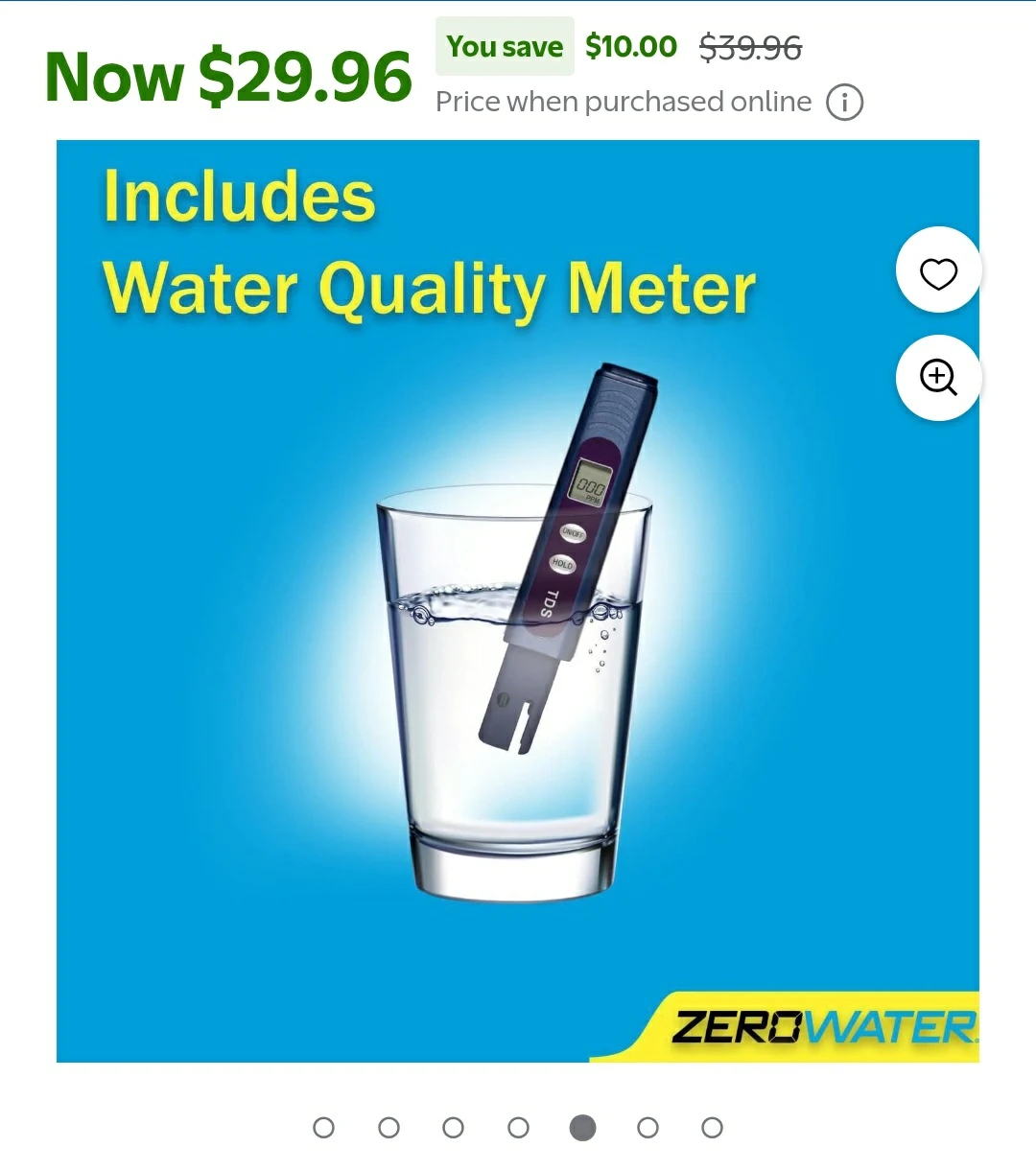 ZeroWater Water Filter Pitcher with Water Quality Meter - photo 2