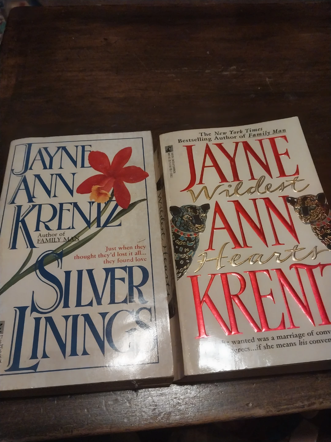 Jayne Ann Krentz Books - Silver Linings & Wildest Hearts