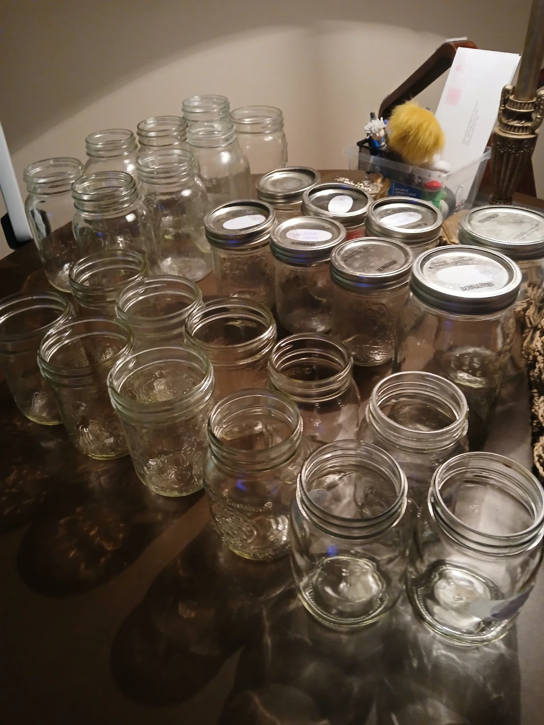 Assorted Canning Jars with Lids - photo 4
