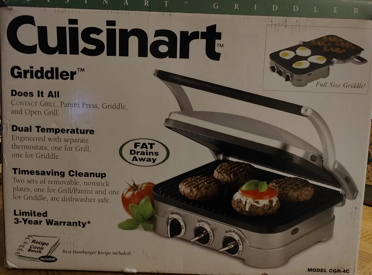 Cuisinart Griddler CGR-4C