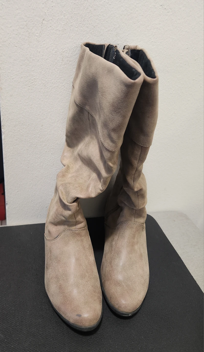 Cougar Women's Tan Ruched Slouch Boots - photo 3
