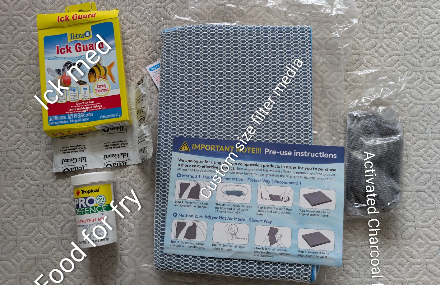 Aquarium supplies - All new