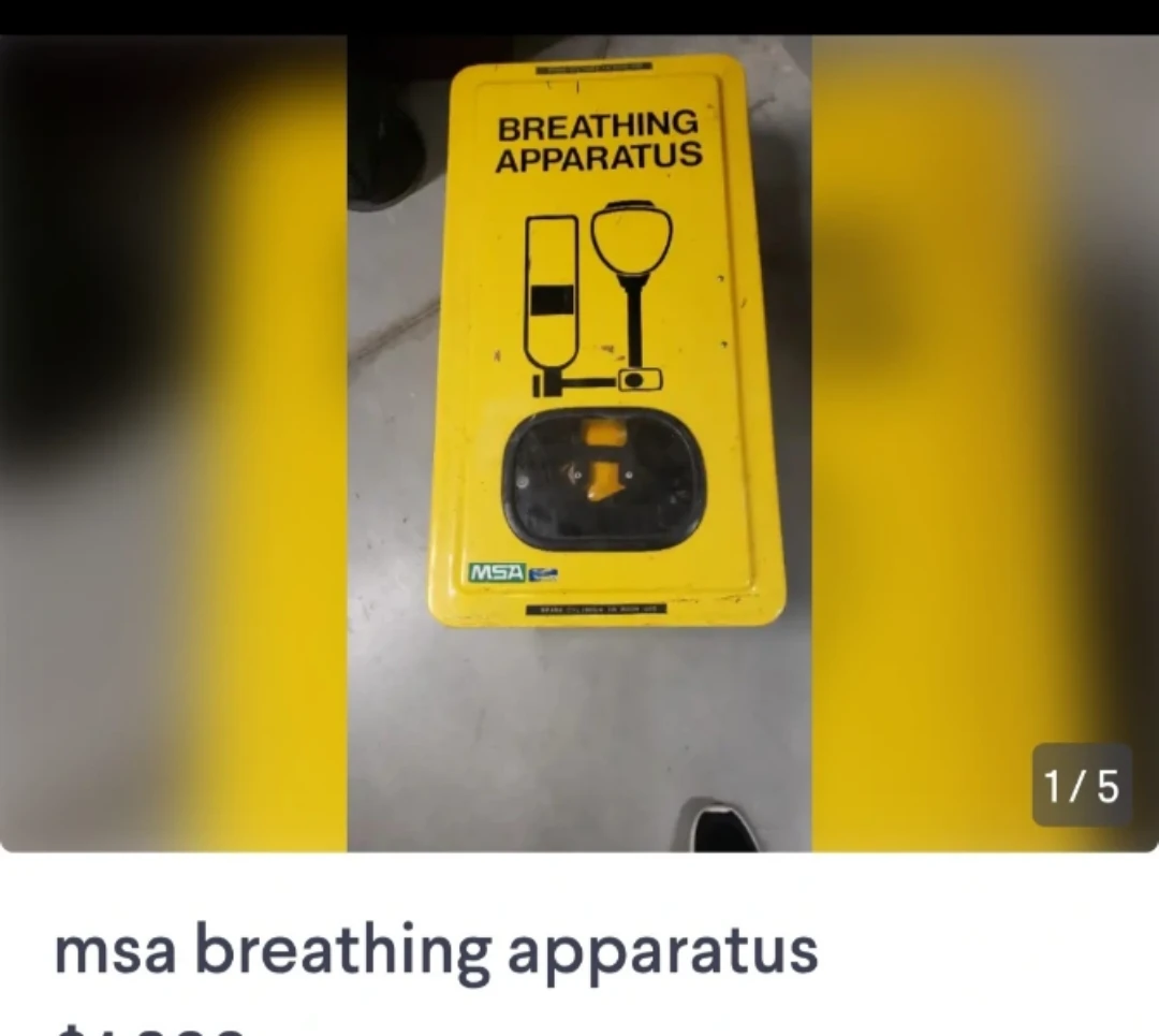 MSA breathing apparatus