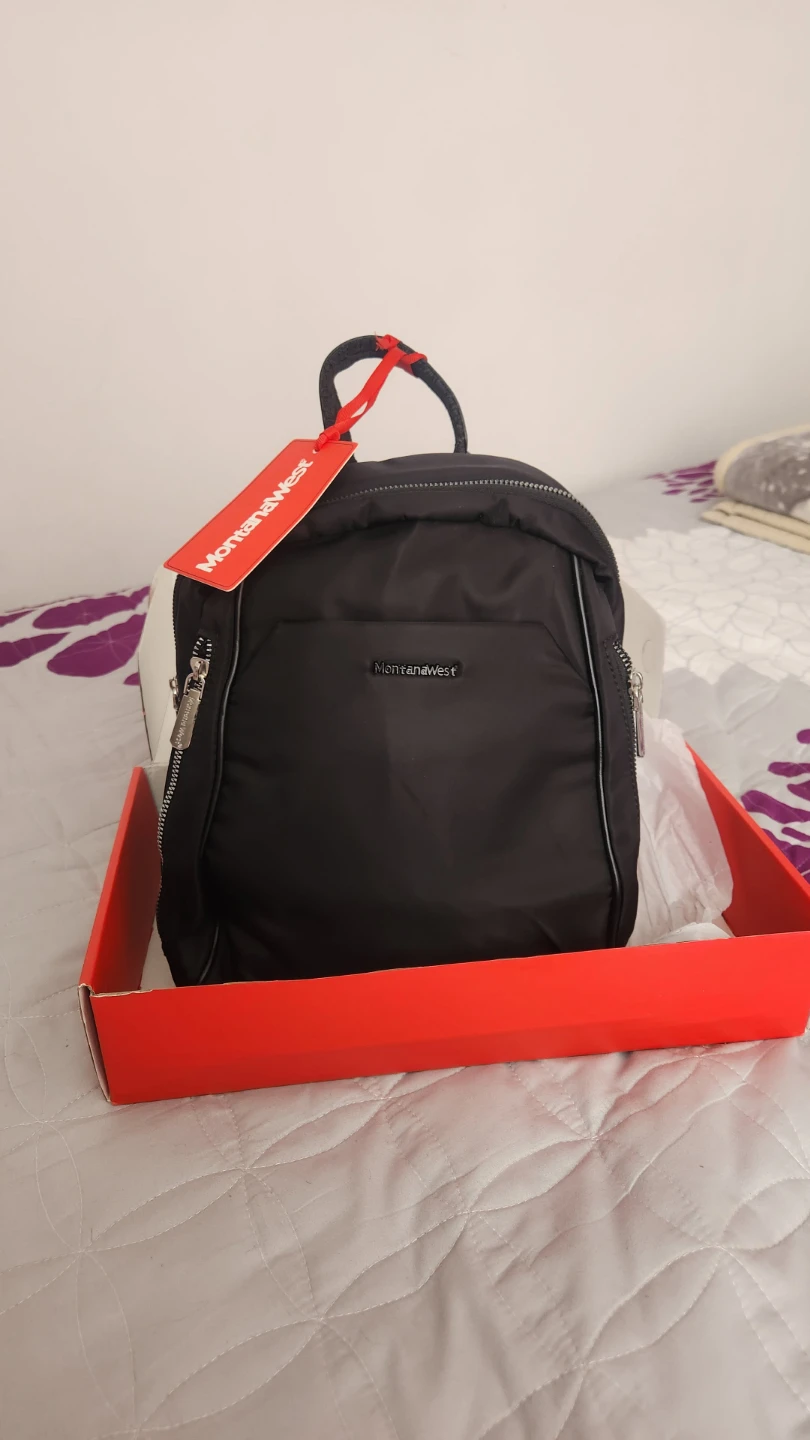 Montana West Black Backpack (mini)