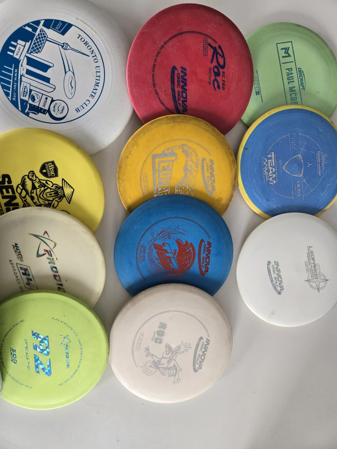 Assorted Disc Golf Discs