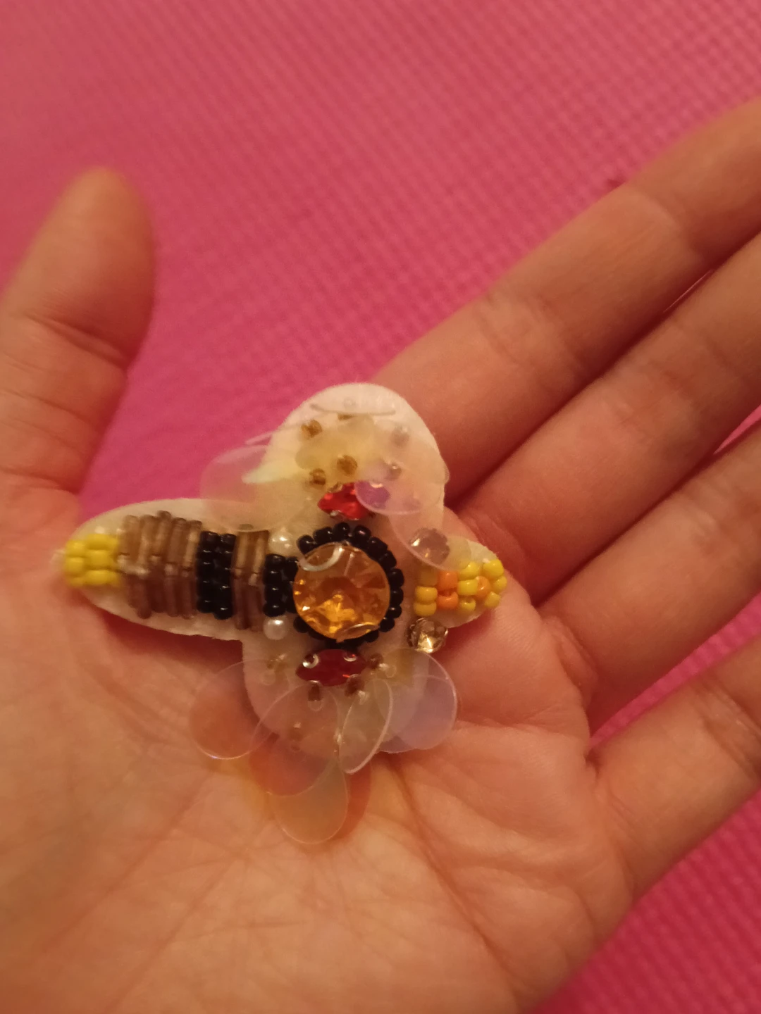 Handmade Bee Hair Clip
