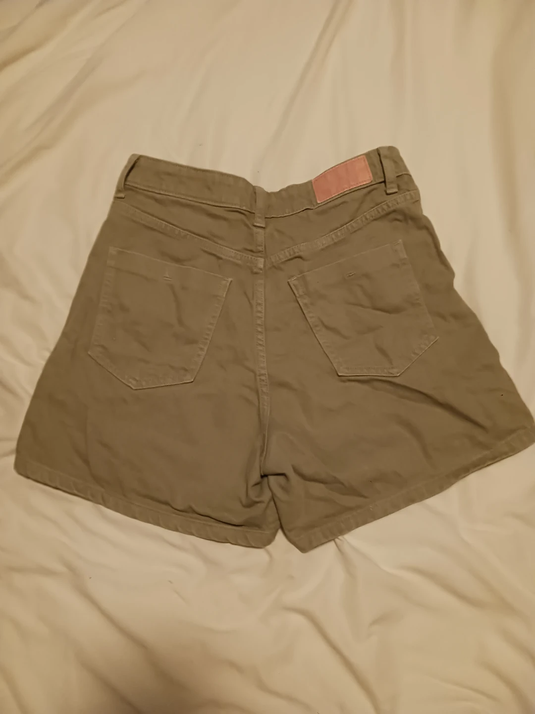 Green Zara High-Waisted Shorts Size 6 - photo 3