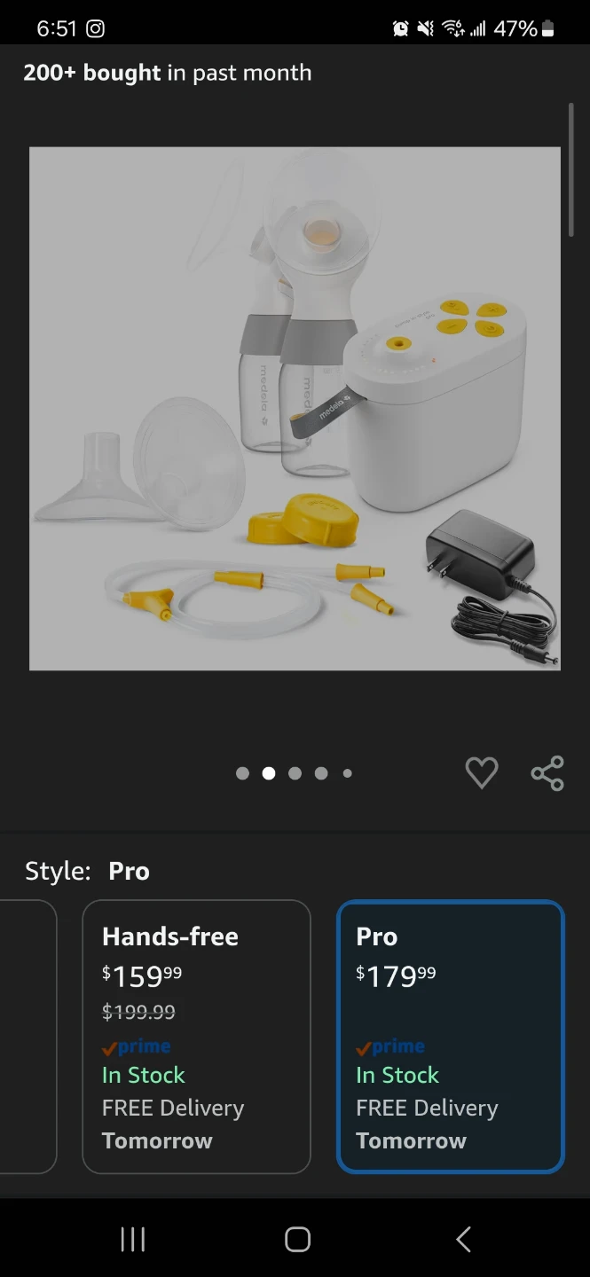 Medela instyle Pro Double Electric Breast Pump