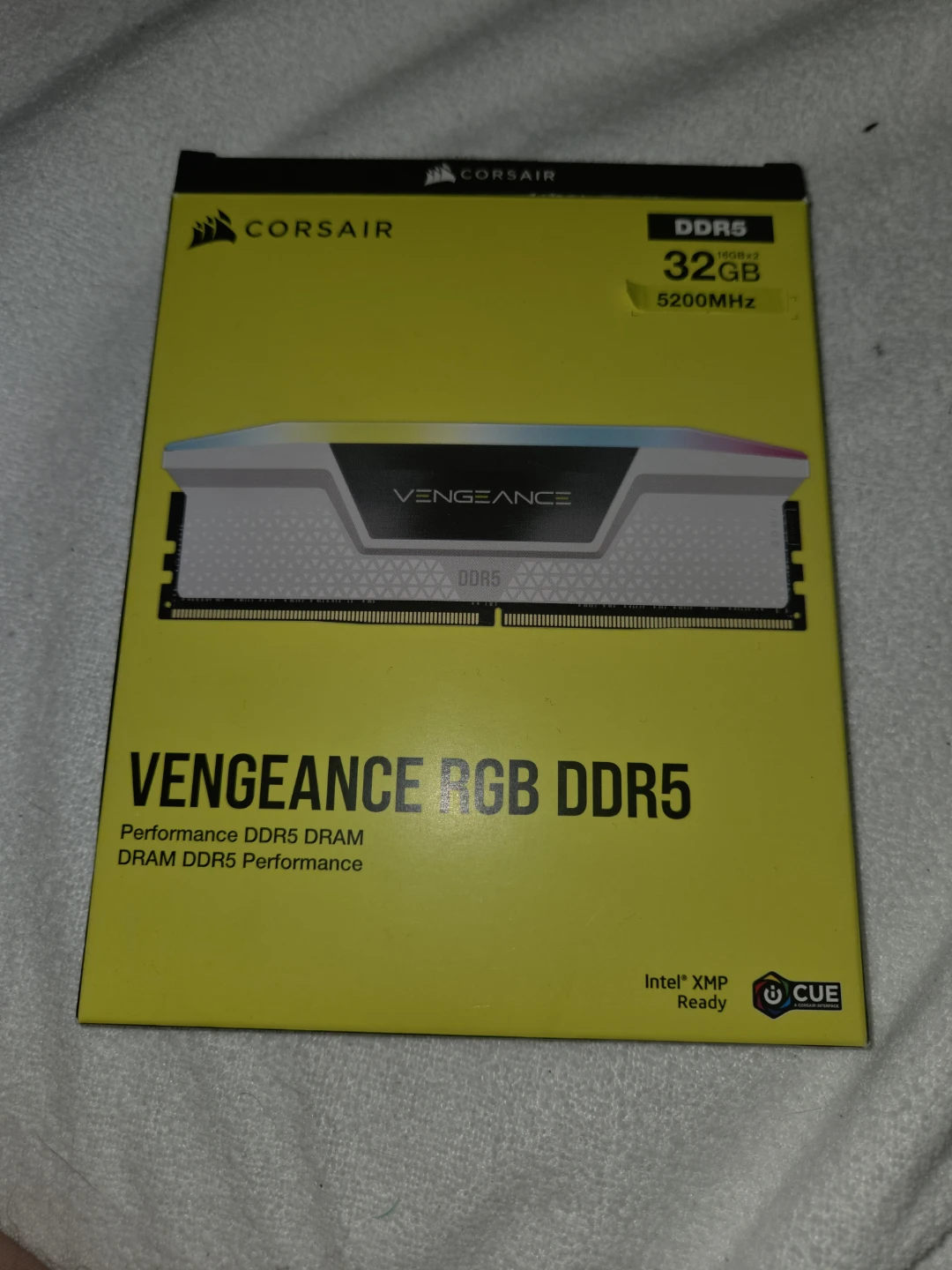 Corsair Vengeance RGB DDR5 32GB (2x16GB) 5200MHz RAM Kit
