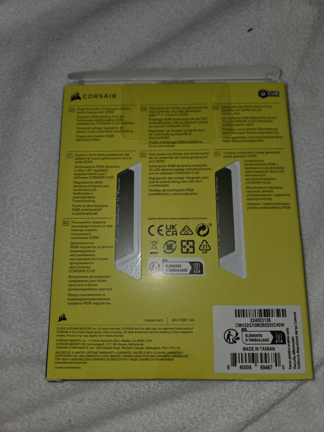 Corsair Vengeance RGB DDR5 32GB (2x16GB) 5200MHz RAM Kit - photo 2