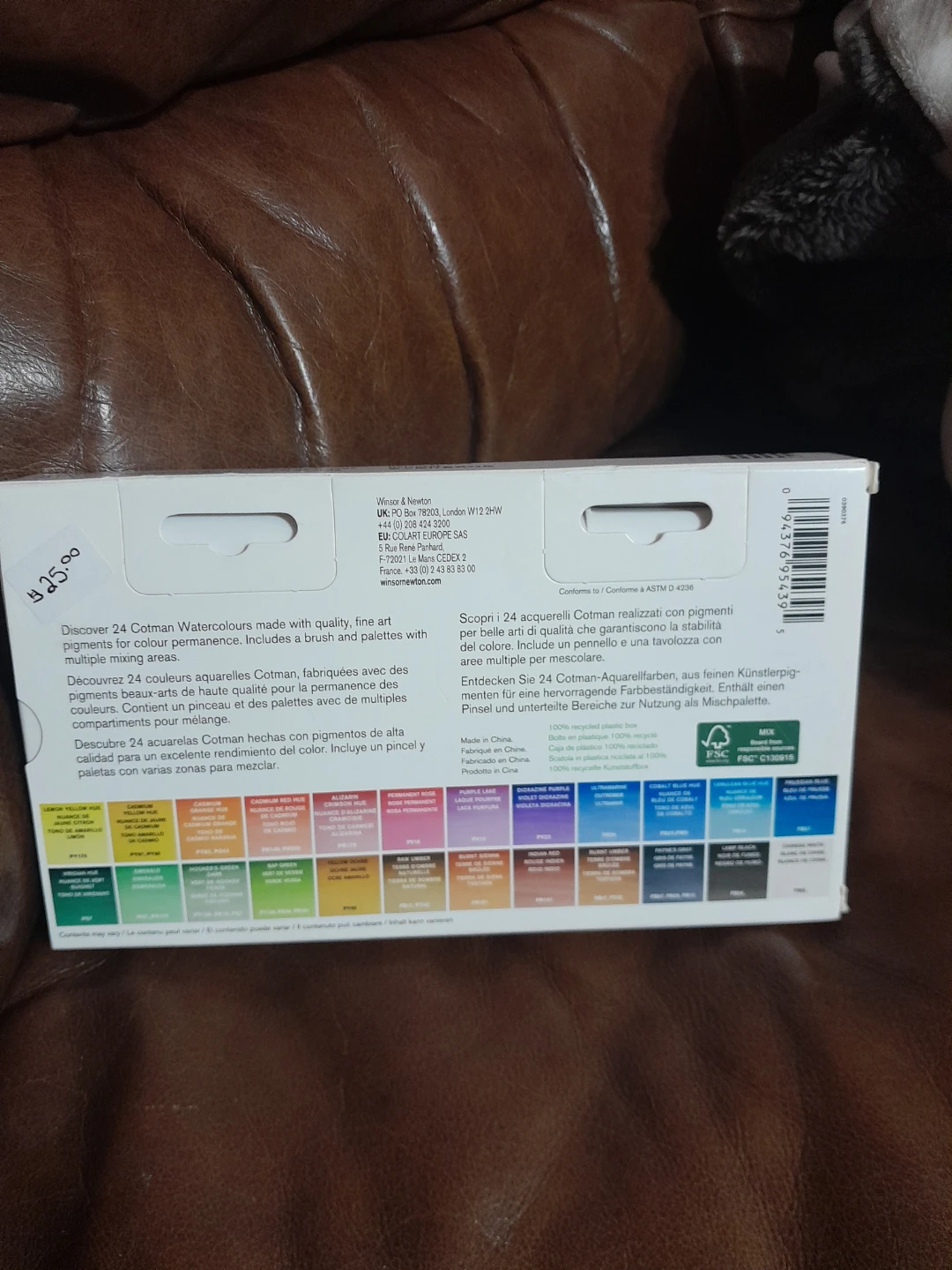 Winsor & Newton Cotman Watercolour Set - 25 Piece Travel Set - photo 2