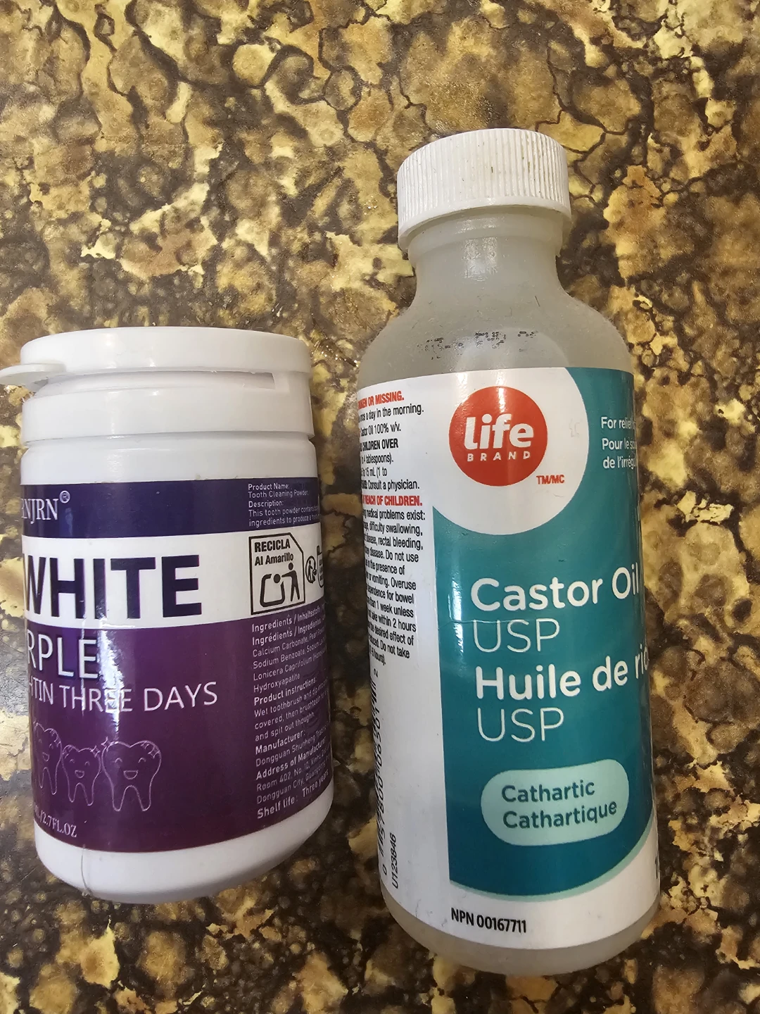 Castor oil, teeth whitening - photo 2