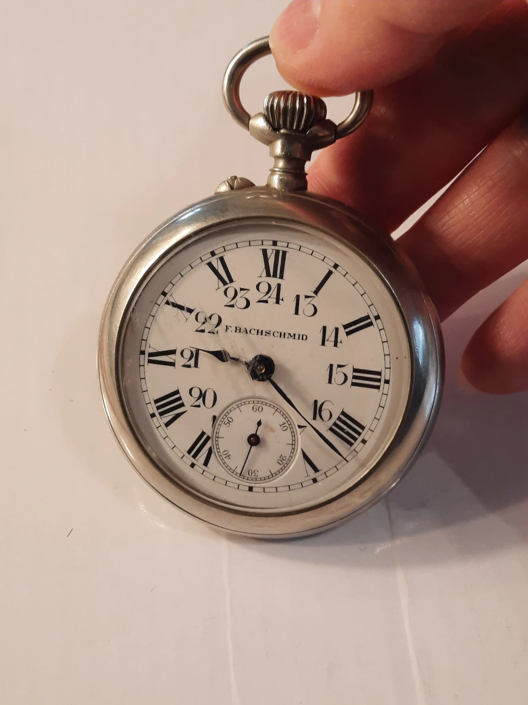 F. Bachschmid Pocket Watch antic - photo 5