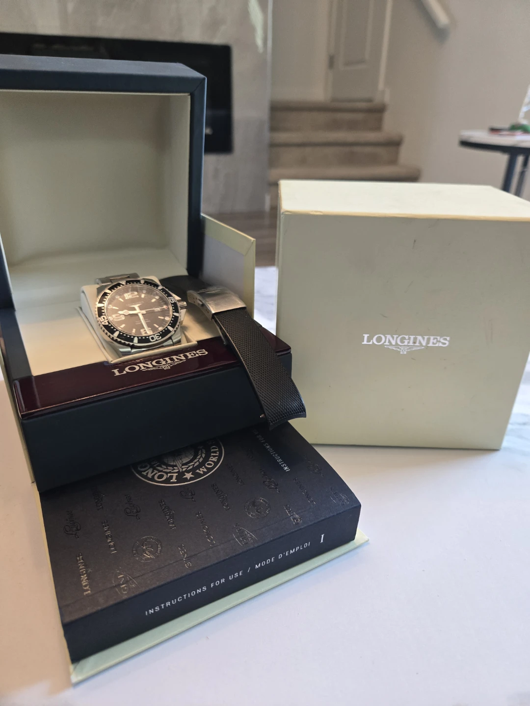 Longines Dive Watch with Extra Strap