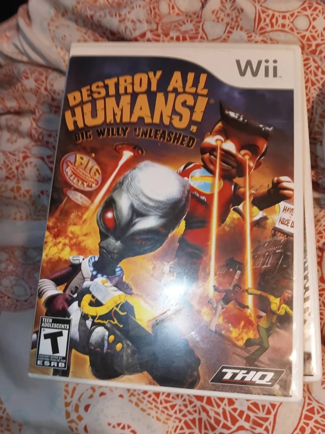 Destroy All Humans! Big Willy Unleashed Nintendo Wii Game