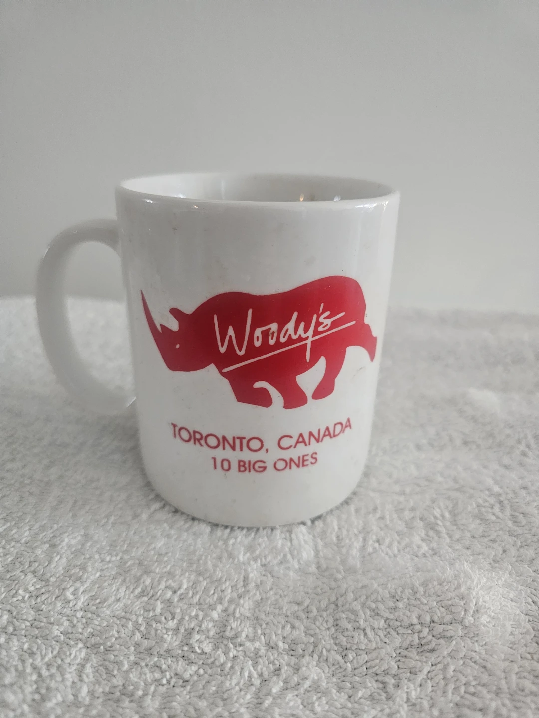 Woody's Toronto 10th anniversary mug 1989-1999
