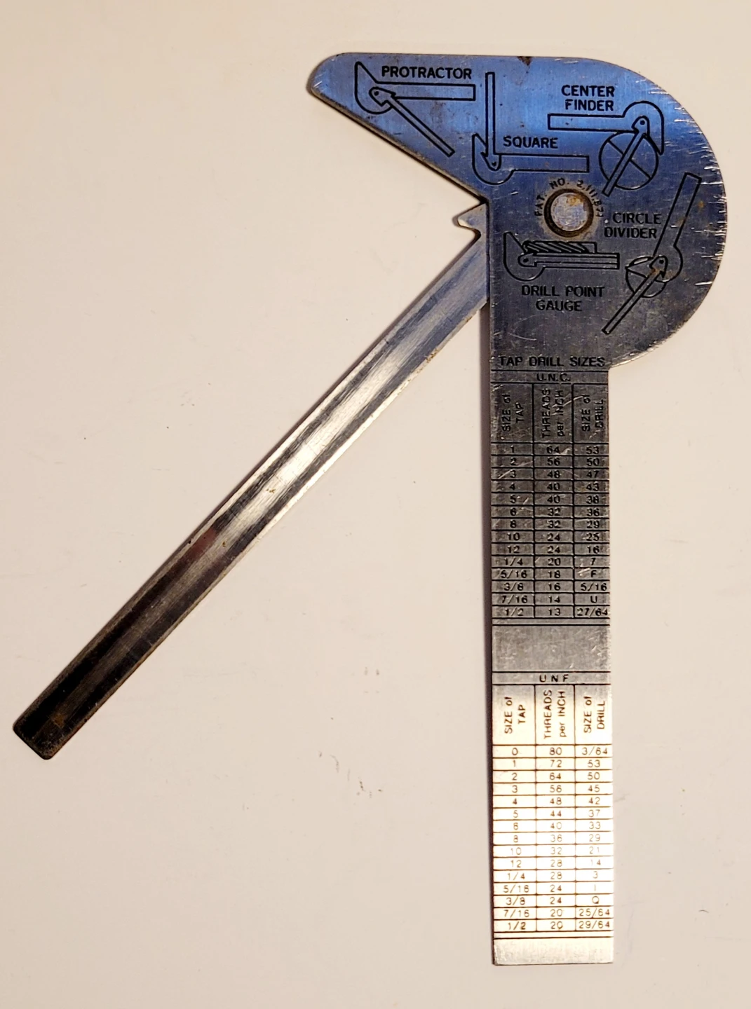 General Hardware Mfg. Co. No. 16 Combination Square Protractor - photo 2