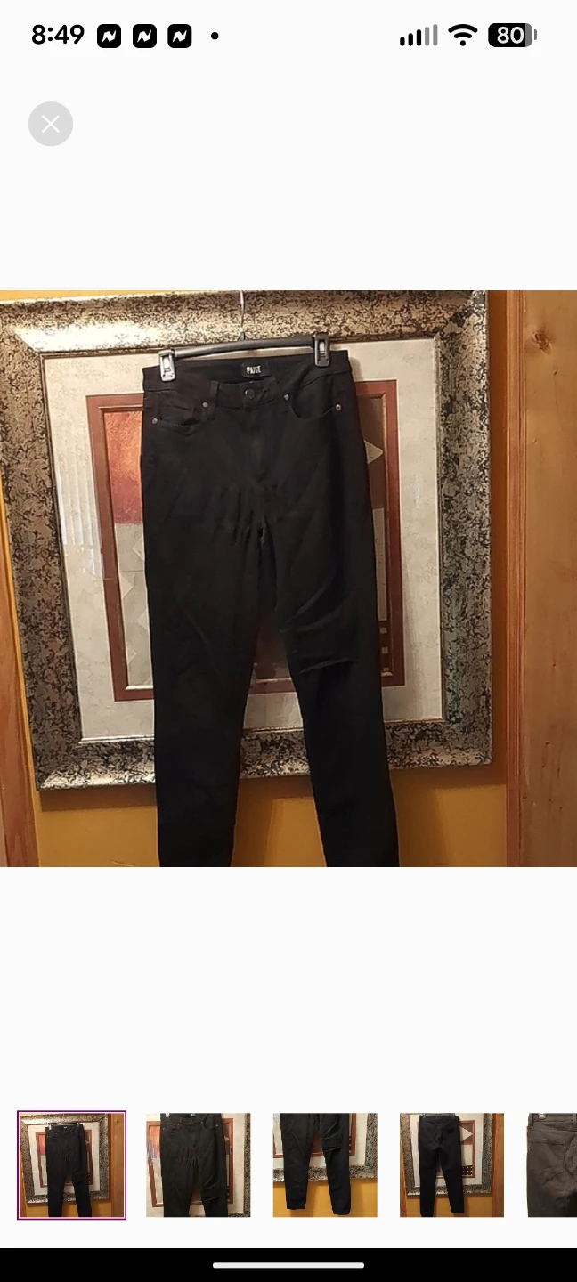 PAIGE Black Denim Ultra Skinny