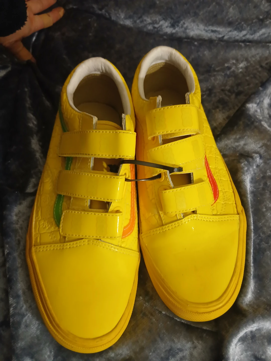 Vans Old Skool V Gummy Bear Shoes Yellow - photo 4
