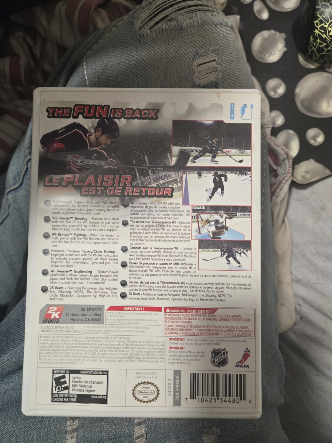 2K Sports NHL 2K9 for Nintendo Wii - photo 2