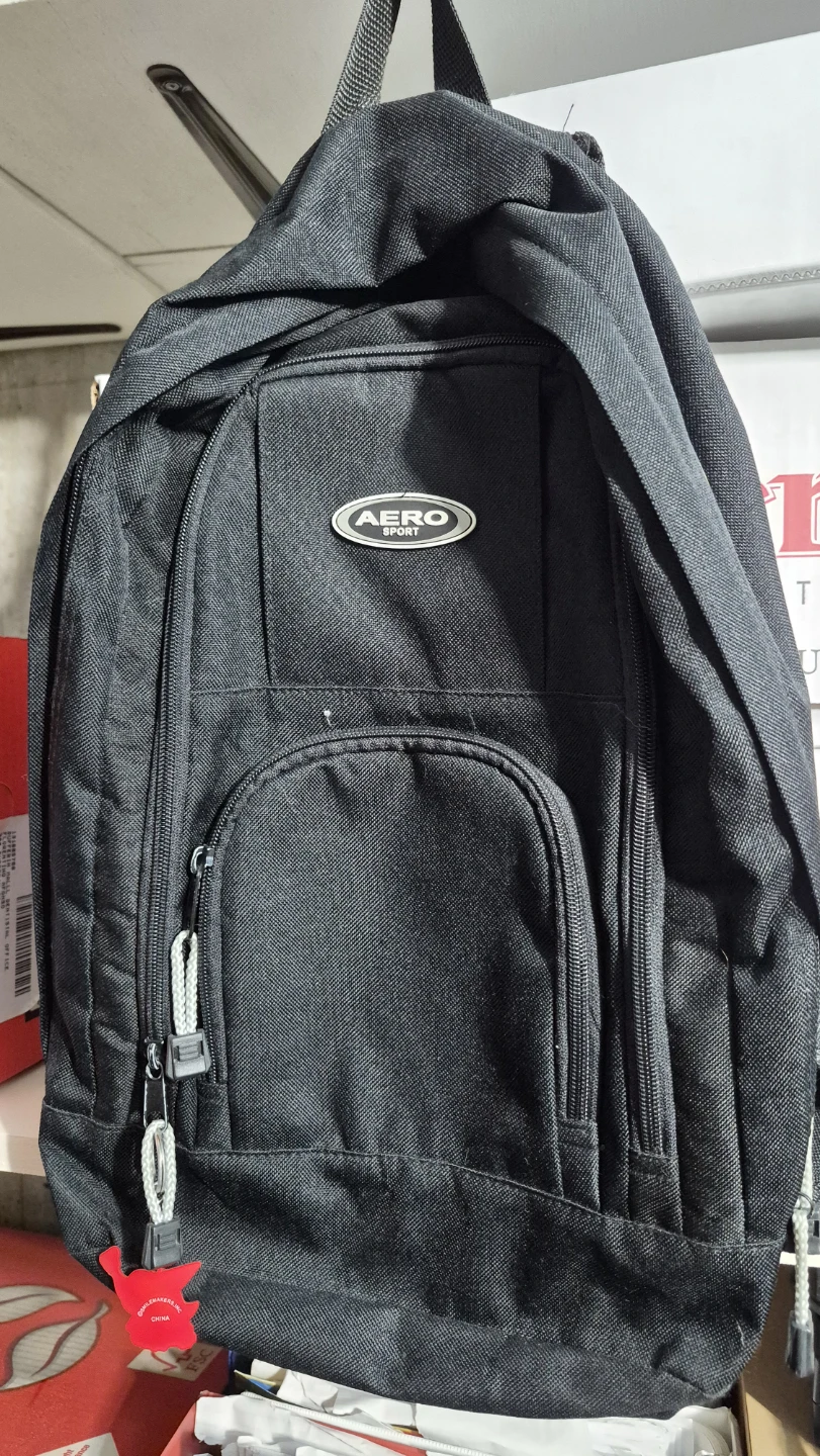 Aero Sport Black Backpack