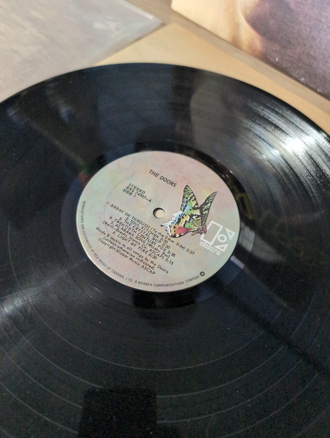 The Doors - S/T Debut Album Vinyl Record - photo 3