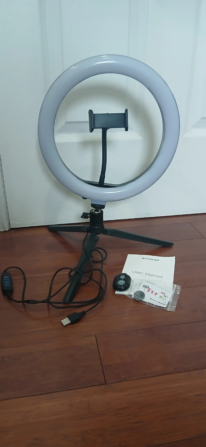Ring Light with Tripod and Remote