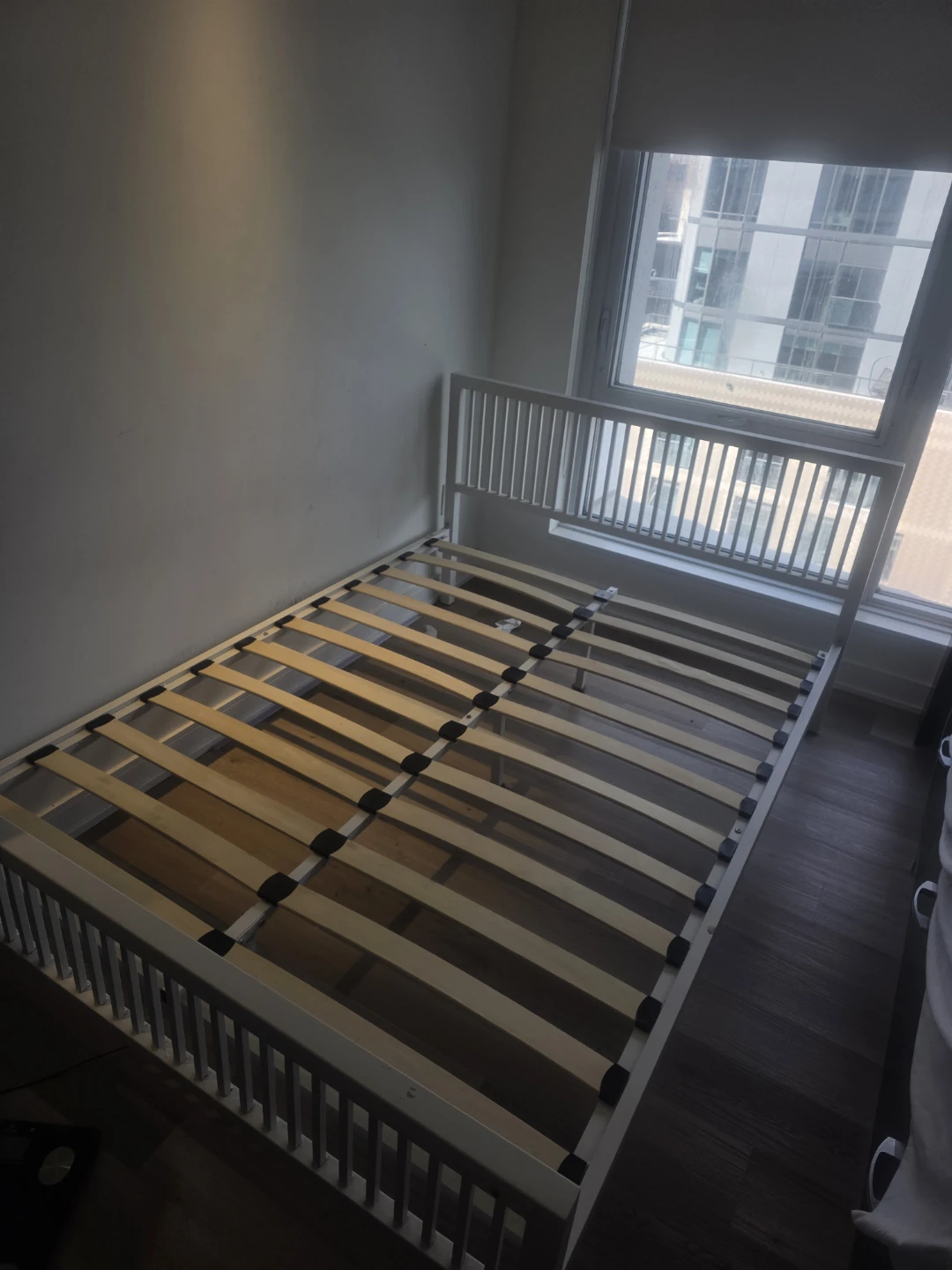 White Metal Bed Frame - photo 3