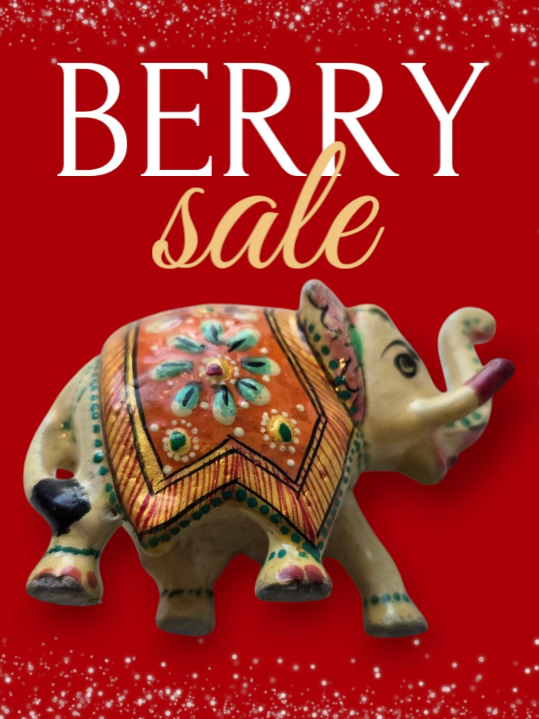 Hand-Painted Decorative Elephant Figurine - photo 4