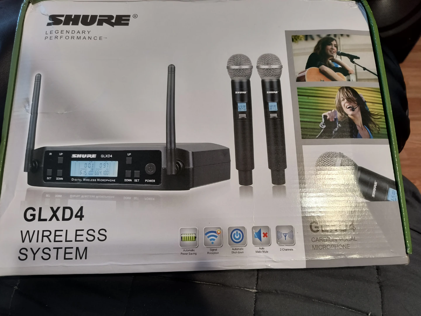 Shure GLXD4 Wireless Microphone System brand new inbox - photo 2