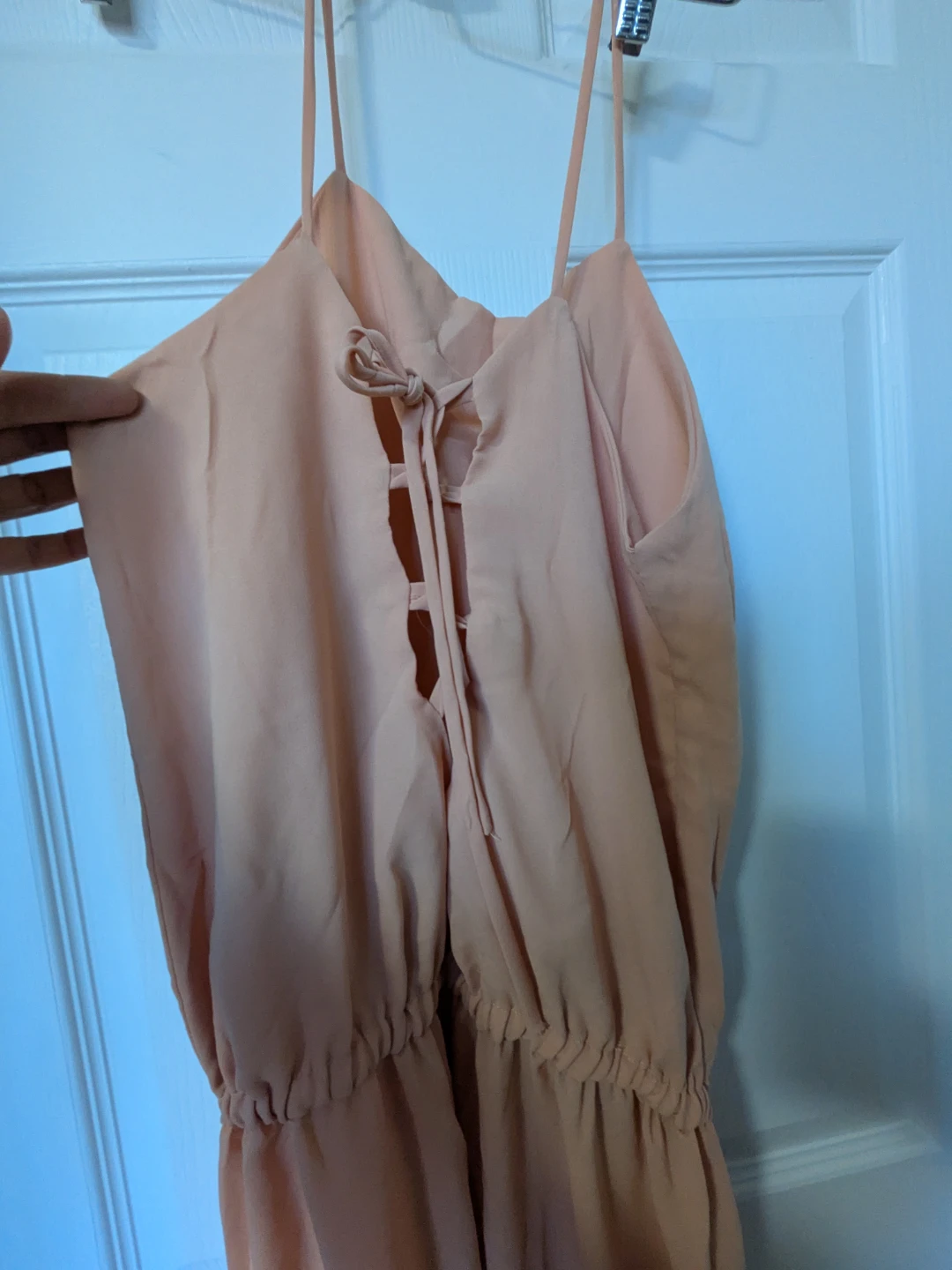 Peach Strappy Jumpsuit - photo 2