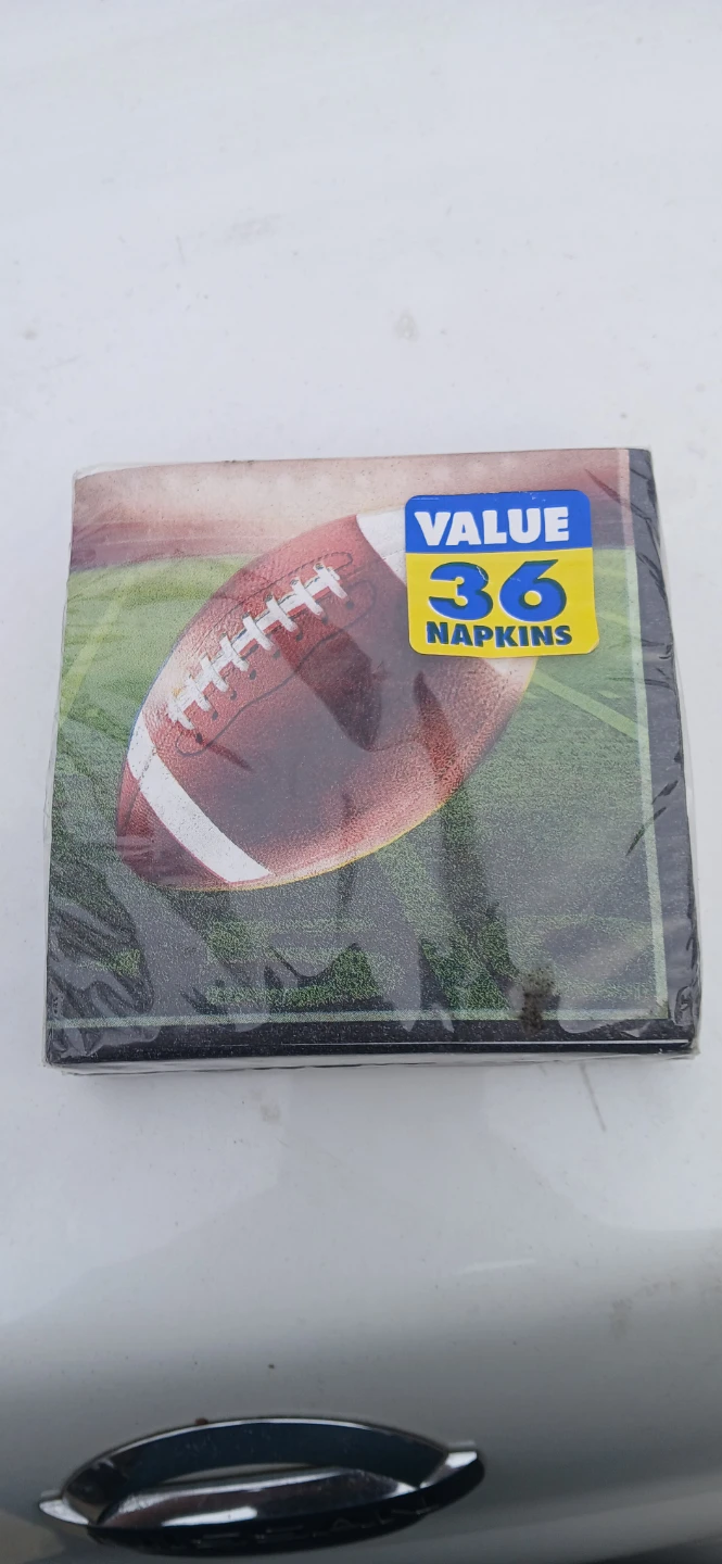 Value Pack Football Napkins - 36 Count