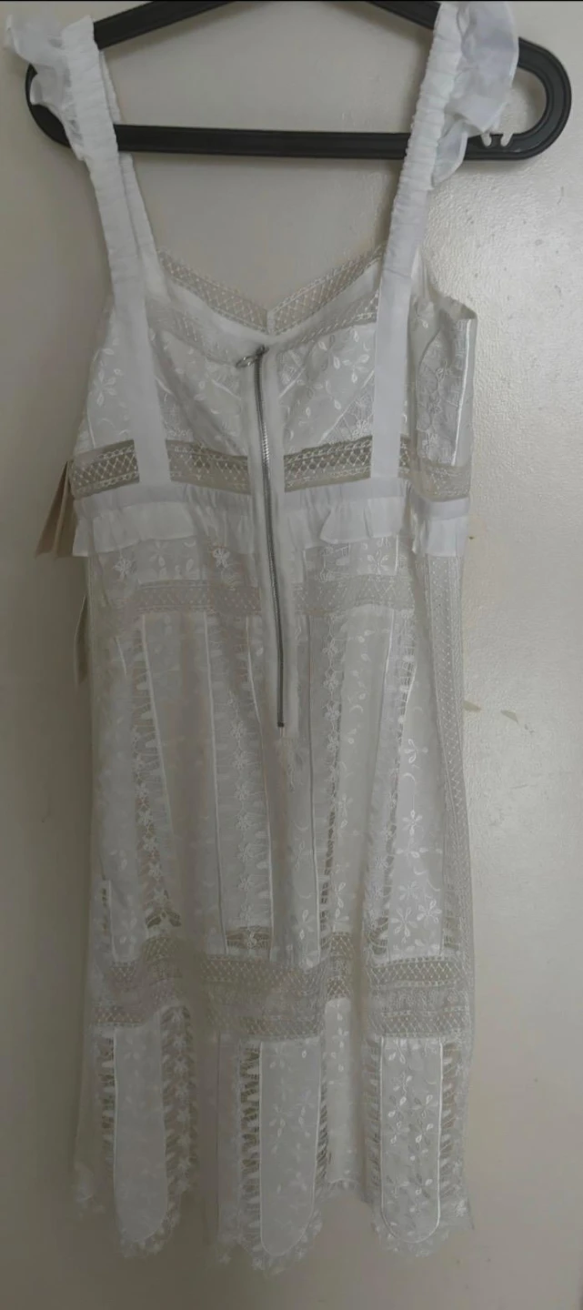 A Original for Love and Lemons Gabrielle Midi Dress in Ivory - photo 2