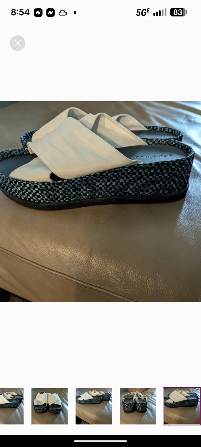 Sigerson Morrison Blac Sandals with Woven Design - photo 5
