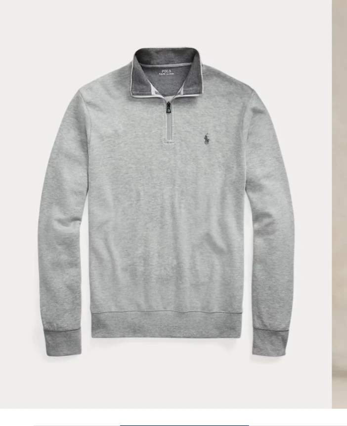 Polo Ralph Lauren Luxury Jersey Quarter-Zip Pullover - photo 2