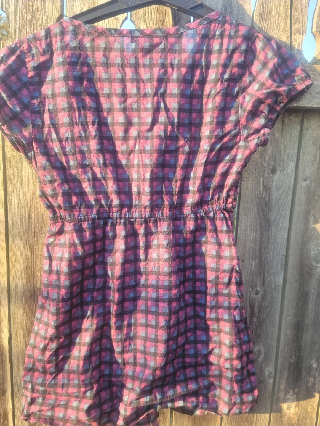 Bella+Canvas Women's Plaid Button-Up Shirt Size S - photo 2