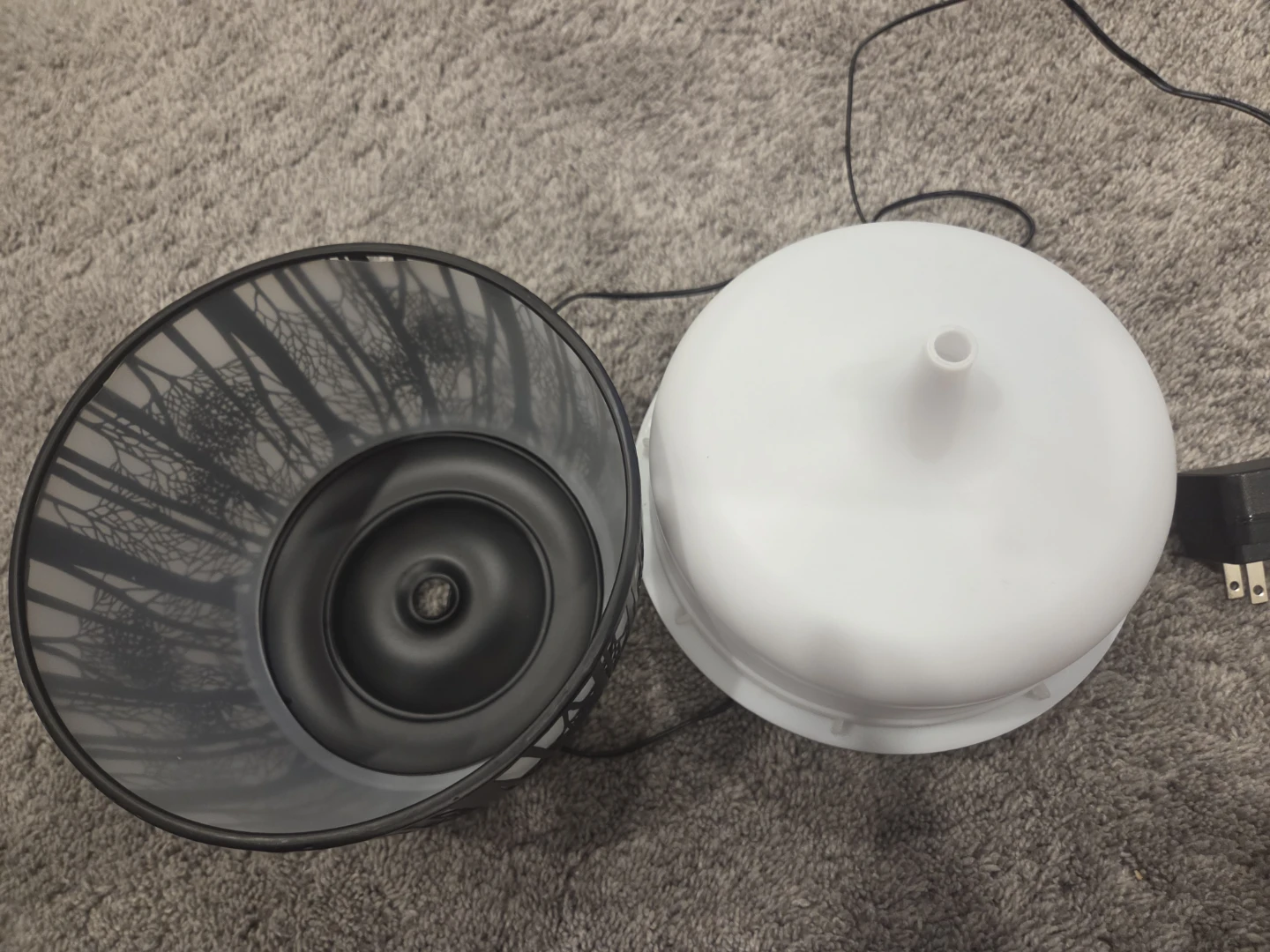 Black Essential Oil Diffuser with Forest Design - photo 4