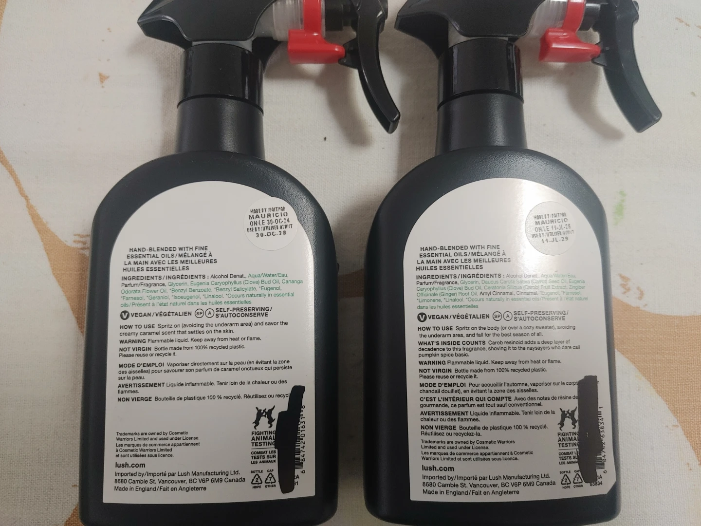 LUSH YOG NOG & PUMPKIN SPICE Body Spray - photo 2