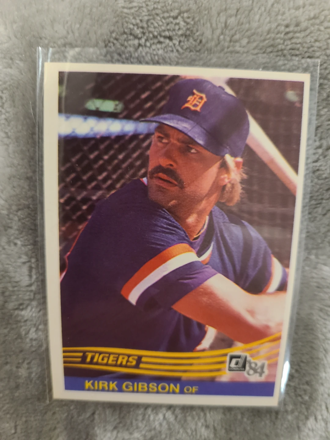 1984 Donruss Kirk Gibson Detroit Tigers Baseball Card