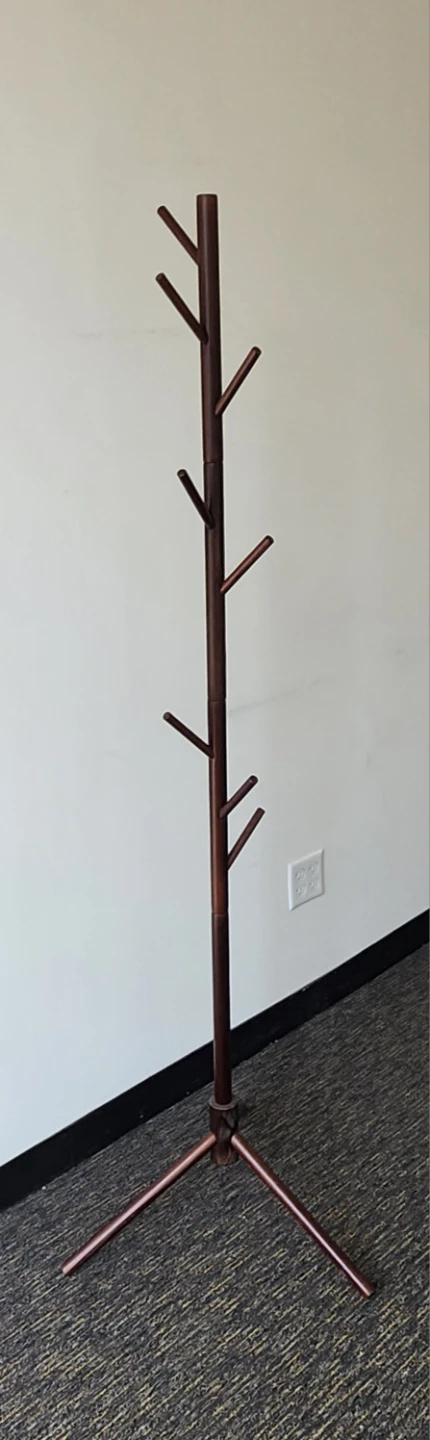 Wooden Coat Rack Tree - photo 2