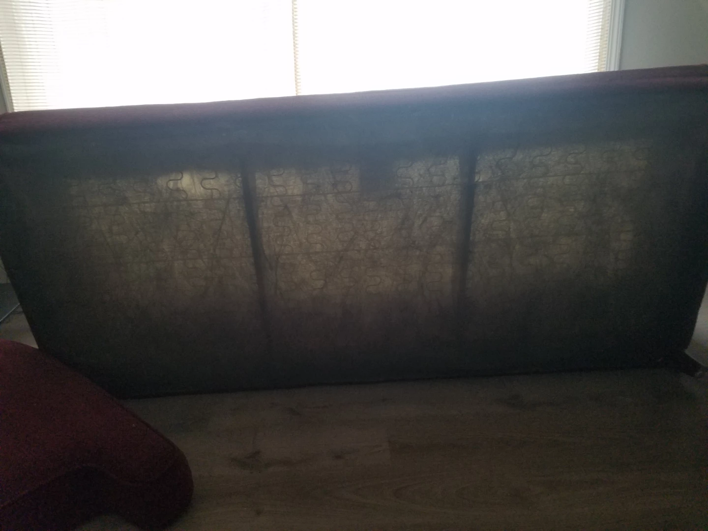 Burgundy Sofa - photo 4
